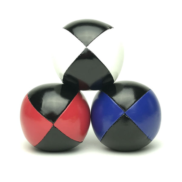 Juggling Balls Smart Blacktone - Red-Blue-White - Balls for your mind