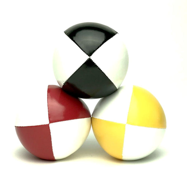 Juggling Balls Smart Whitetone - Red-Yellow-Black - Balls for your mind