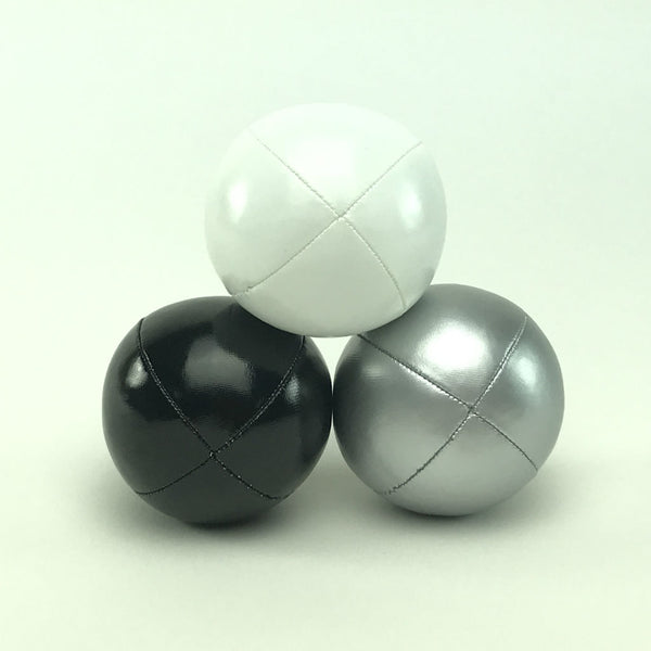 Juggling balls - smart kids – silver black white - Balls for your mind